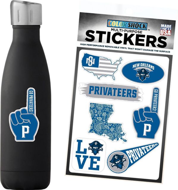 University of New Orleans 7.5'' x 7.5'' Sticker Sheet