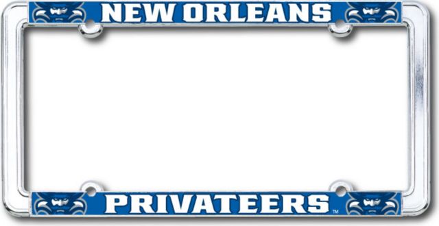 University of New Orleans Privateers Thin Dome License Plate Frame