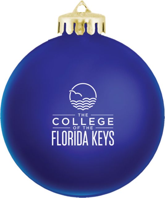The College of the Florida Keys Round Shatterproof Ornament