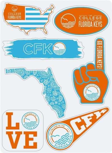 The College of the Florida Keys Sticker Sheet