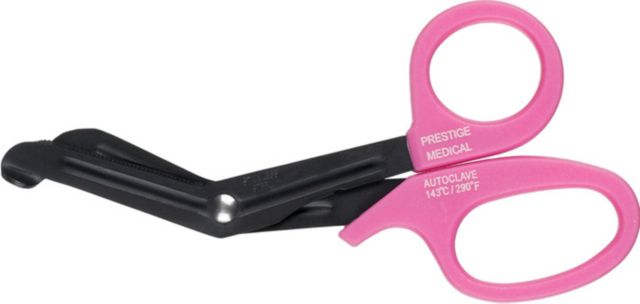 5.5IN PREMIUM FLUORIDE SCISSOR IN DISPLAY PACK-HOT PINK