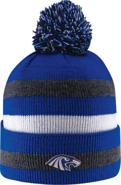 Harper College Knit Cuff Pom Hat