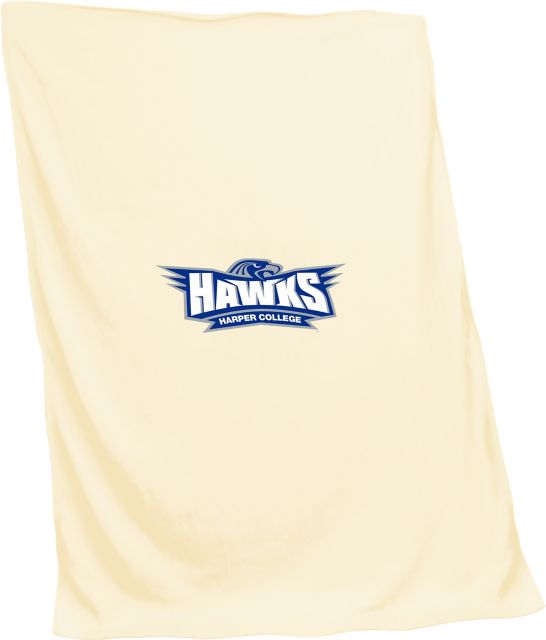 Harper College 84"x54" Sweatshirt Blanket