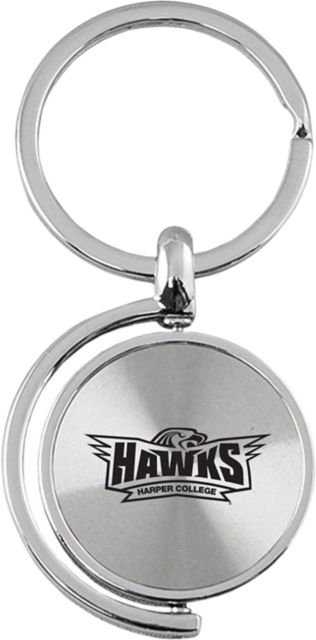 Harper College Spinner Key Tag