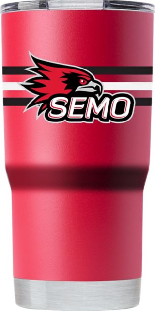 Southeast Missouri State University 20 oz. Vacuum Insulated Striped Tumbler