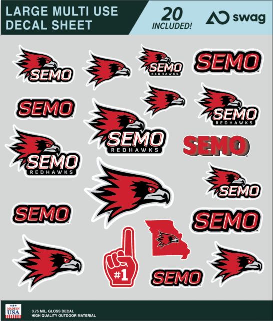 Southeast Missouri State University Large Sticker Sheet