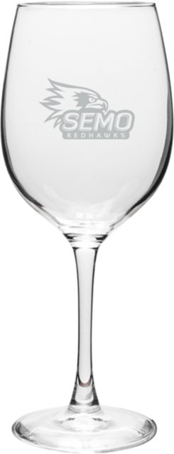 Southeast Missouri State University 16 oz. Wine Glass