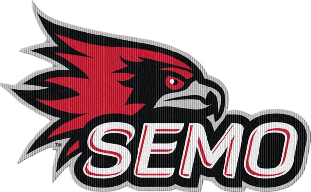 Southeast Missouri State University 2-3" Redhawks Patch