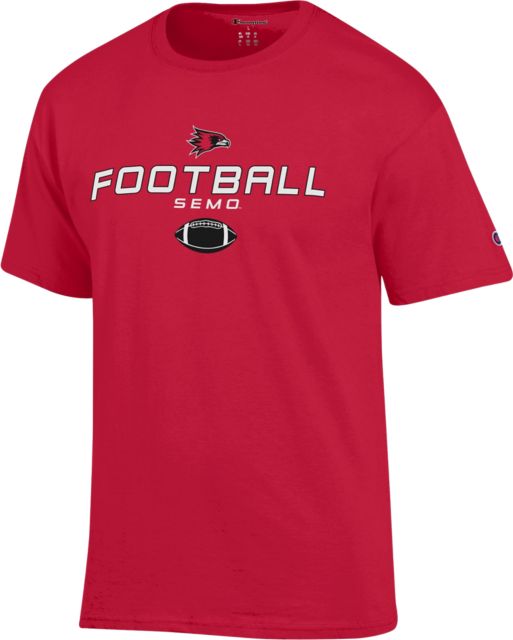 Southeast Missouri State University Redhawks Football Short Sleeve T-Shirt