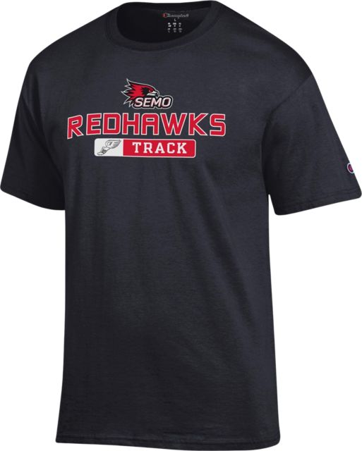 Southeast Missouri State University Redhawks Track Short Sleeve T-Shirt