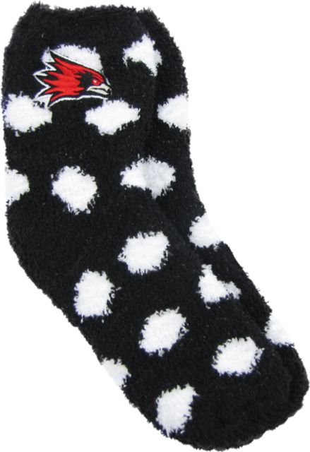 Southeast Missouri State University Fuzzy Dot Socks