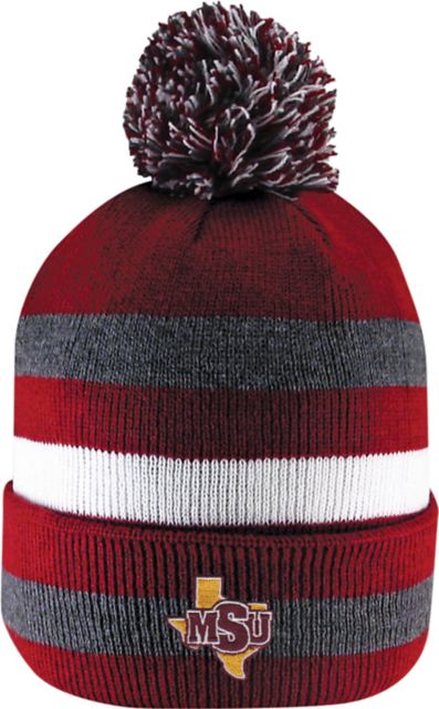 Midwestern State University Knit Cuff Pom Hat