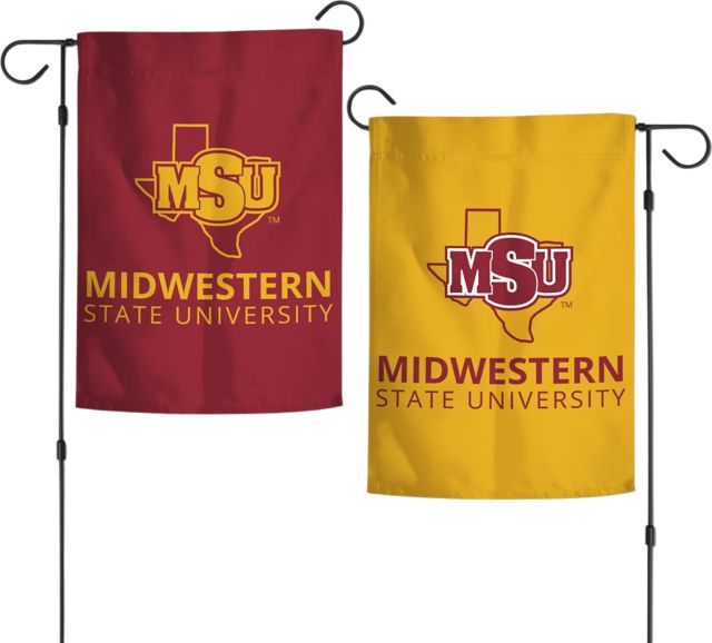 Midwestern State University 12x18 Garden Flag