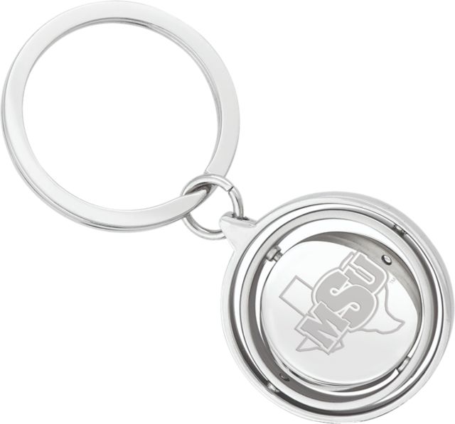 Midwestern State University Gimball Keyring