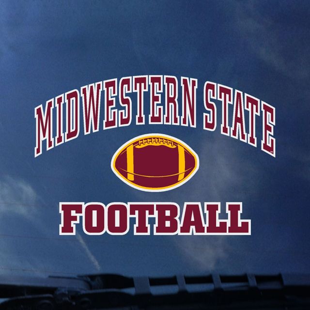 Midwestern State University Football Decal