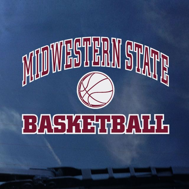 Midwestern State University Basketball Decal