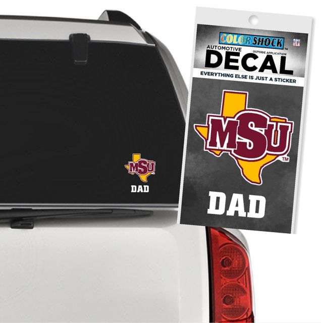 Midwestern State University Dad Decal