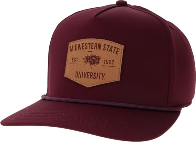 Midwestern State University Mustangs Adjustable Rope Cap