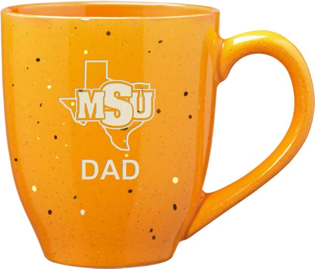 Midwestern State University Mustangs 16 oz. Dad Bistro Mug