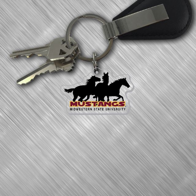 Midwestern State University Laser Cut Keytag