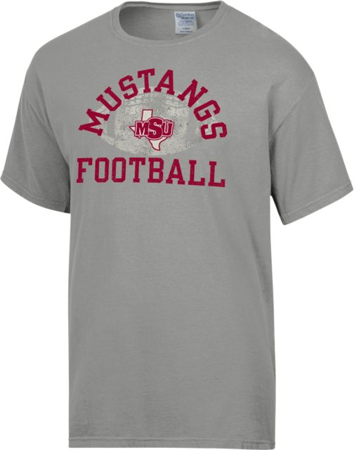 Midwestern State University Mustangs Football Short Sleeve T-Shirt