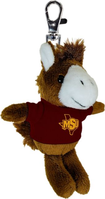 Midwestern State University Plush Keychain