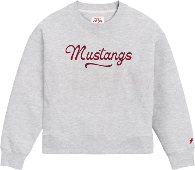 Midwestern State University Mustangs Women's Boxy Crewneck Sweatshirt