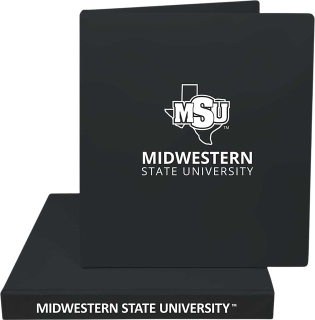 Midwestern State University 1'' Vinyl Binder