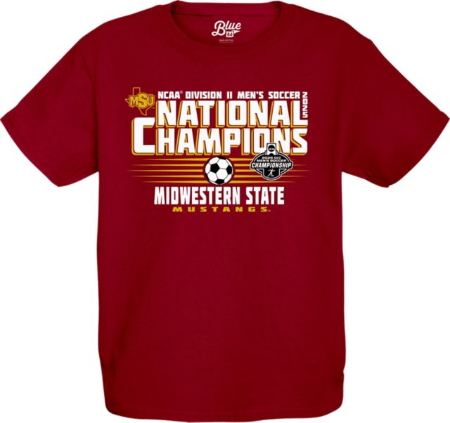 Midwestern State University Men's Soccer DII National Champions Youth Short Sleeve T-Shirt