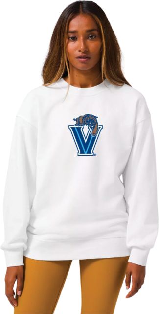Small NEW Women's Villanova University Gray Oversized Sweatshirt 