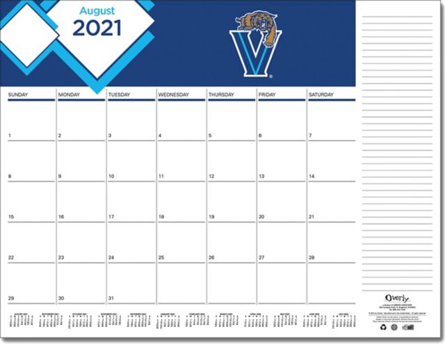 Villanova University 2021-2022 Desktop Calendar:villanova University