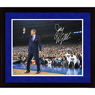 Steiner Sports Jay Wright Signed Sideline Point 2016 National Championship Game 8x10 Photo