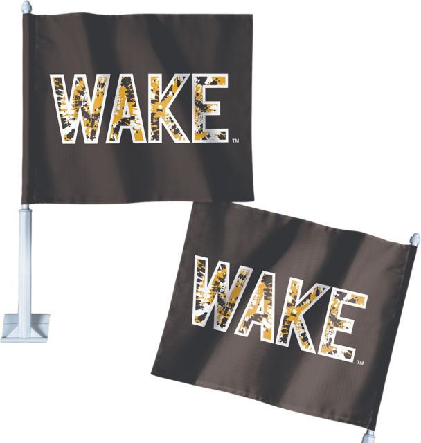 Wake Forest University Car Flag