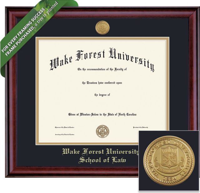 Wake Forest University 11'' x 14'' Classic Diploma Frame