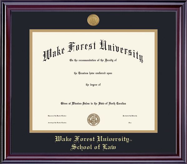 Wake Forest University 11'' x 14'' Elite Diploma Frame