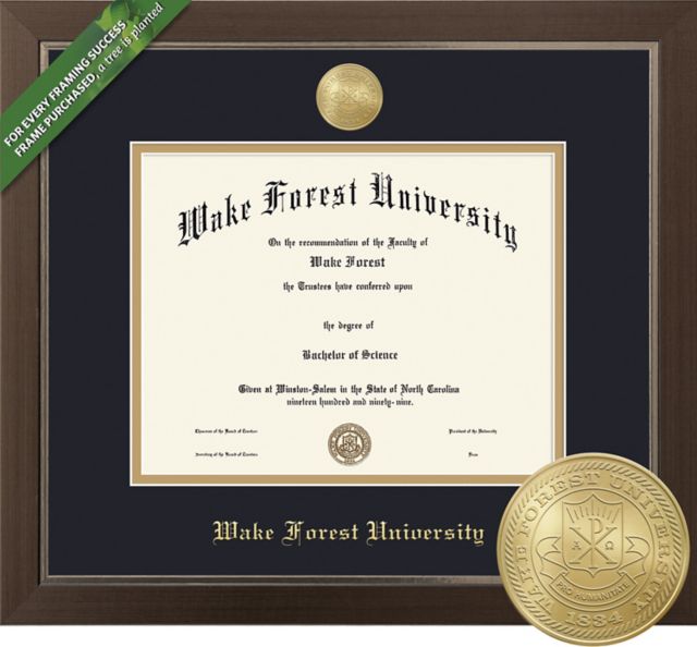 Wake Forest University 11'' x 14'' Metro Diploma Frame