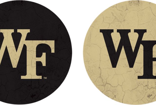 Wake Forest University Demon Deacons Car Coasters - 2 Pack