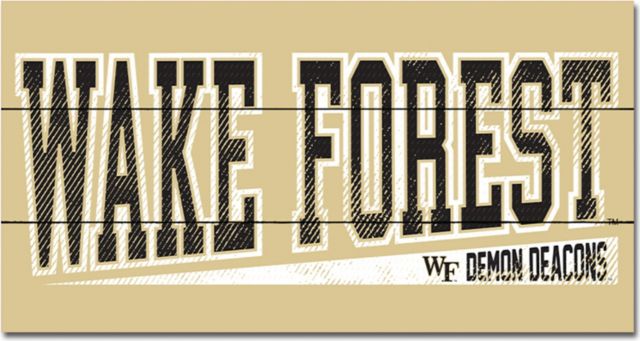 Wake Forest University 11x20 Wood Plank Sign - ONLINE ONLY