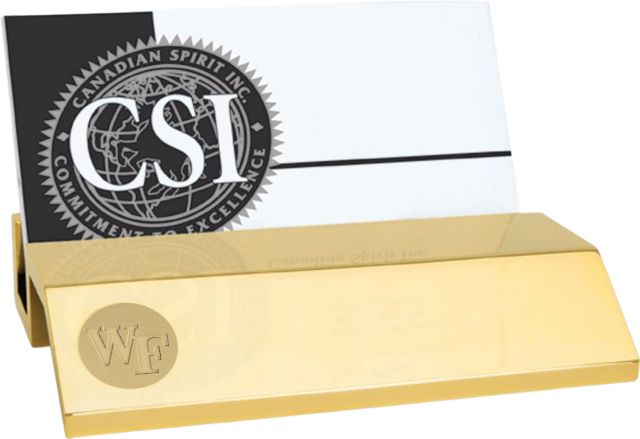 Wake Forest University Business Card Holder