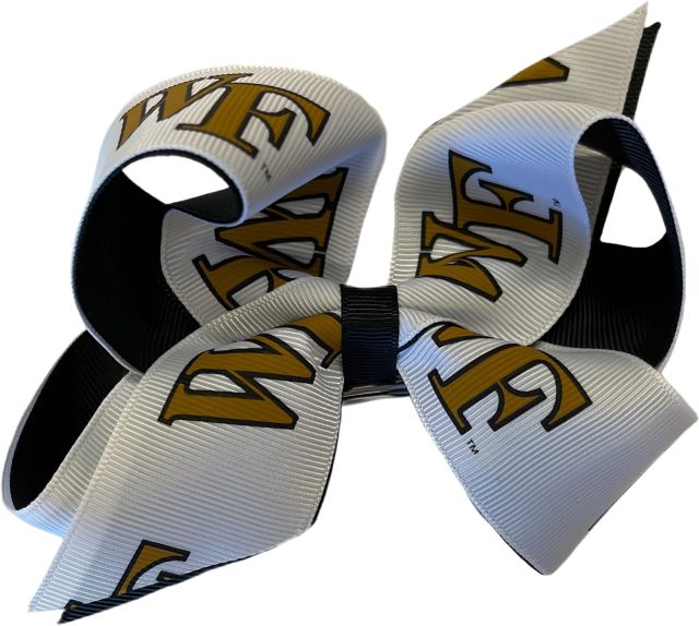 Wake Forest University Child 2-Toned Hairbow
