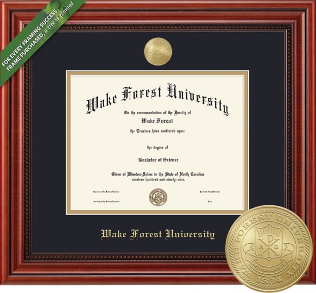 Wake Forest University 11"x14" Diploma Frame