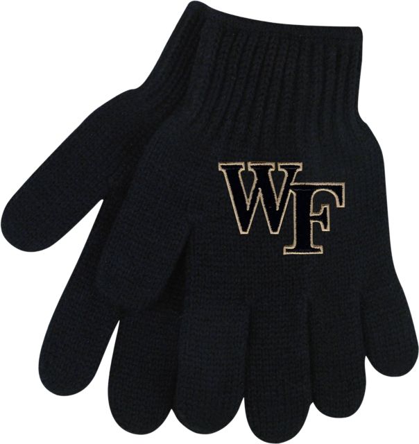 Wake Forest University Youth Knit Gloves