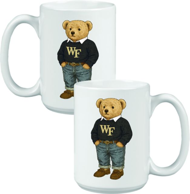 Wake Forest University 15 oz. Teddy Bear Mug