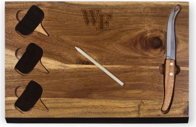 Wake Forest University Cheese Cutting Board & Tools Set - ONLINE ONLY