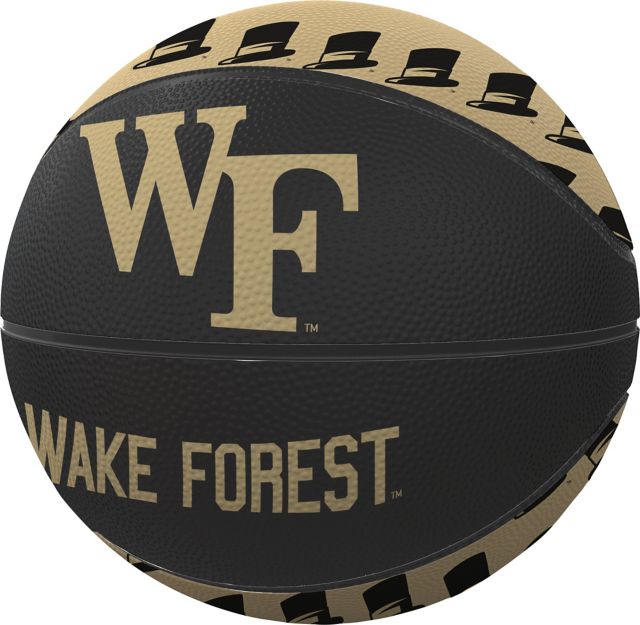Wake Forest University Mini Rubber Basketball
