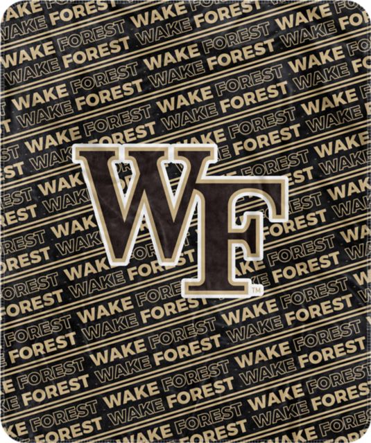 Wake Forest University Chenille Blanket