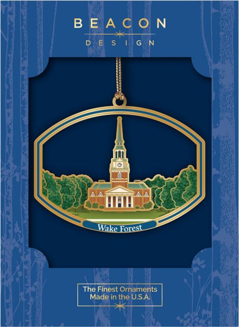 Wake Forest University Brass Ornament