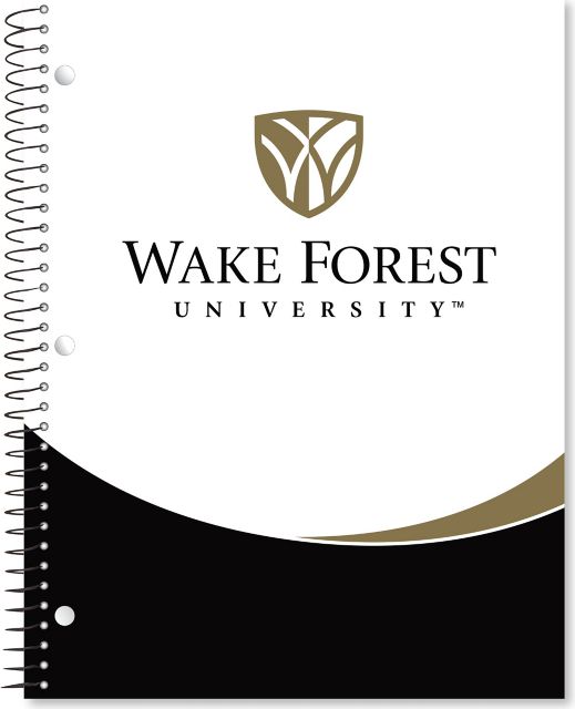 Wake Forest University 1 Subject Notebook