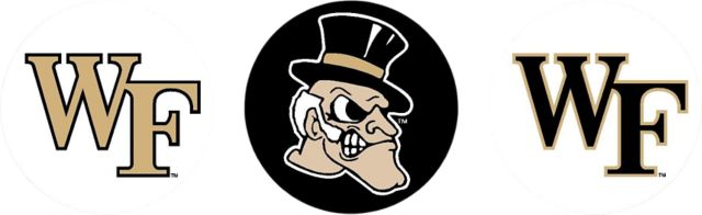 Wake Forest University Demon Deacons Button 3 Pack