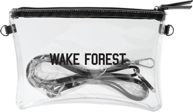 Wake Forest University Clear Crossbody Bag